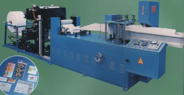 200-400 Automatic Folding Napkin Paper Machine (two color),Paper Product Making Machinery