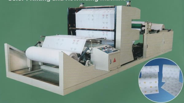 Color Printing and Rewinding Machine,Paper Product Making Machinery