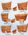 Cypress bath bucket 