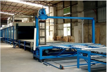 Transversely Block Foam Cutting Machine,Automatic consecutive foaming production line