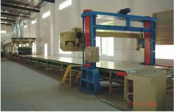 Top Foam Cutting Machine,Automatic consecutive foaming production line