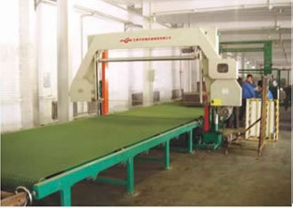 Horizontal Foam Mesh-belt Cutting Machine(with vacuum),Horizontal cutting 