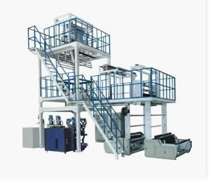 A+B+C Three layer co-extrusion blown film machine,Plastic Processing Machinery