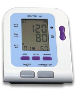 Monitor de presión arterial digital, Estetoscópio e esfigmomanômet