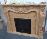 Fireplace Stone Carvings and Sculptures